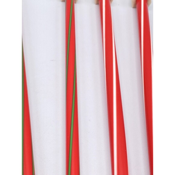 Vintage Christmas 10” Knitting Needles Gift Set Susan Bates Candy Cane 8 9 10 - Picture 7 of 16